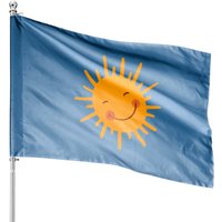 Inspirational Happy Sunshine House Flags — Decorative Flags
