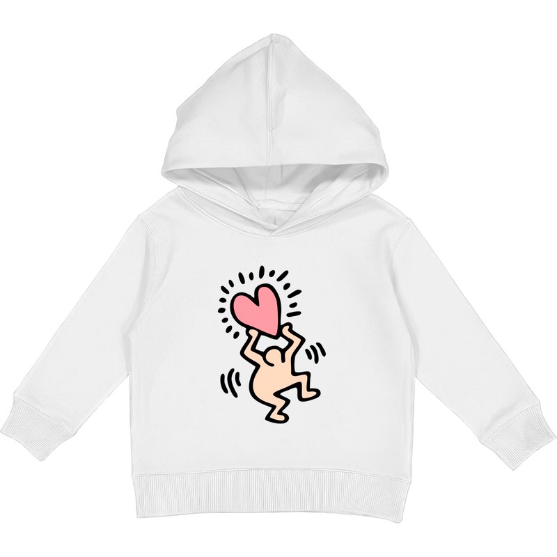 Love Keith Hearts Classic Haring Art - Love Keith Hearts Classic Haring Art - Kids Pullover Hoodies — Sweats à capuche pour hommes