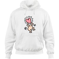 Love Keith Hearts Classic Haring Art - Love Keith Hearts Classic Haring Art - Hoodies