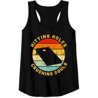 Cornhole Hitting Holes Souls Vintage Team Tourname Tank Tops — T-shirts pour hommes