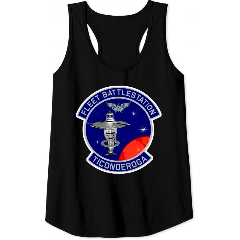 Starship Troopers Ticonderoga Patch - Starship Troopers - Tank Tops — T-shirts pour hommes