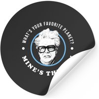 What's Your Favorite Planet? Mine's The Sun - Harry Caray - Stickers — Stickers & Decals
