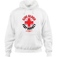 Give Blood Play Hockey V1 Hoodies — Sweats à capuche pour hommes