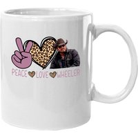 Send Rip Wheeler, Peace Love Wheeler Mugs