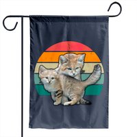 Sand Cat Garden Flags