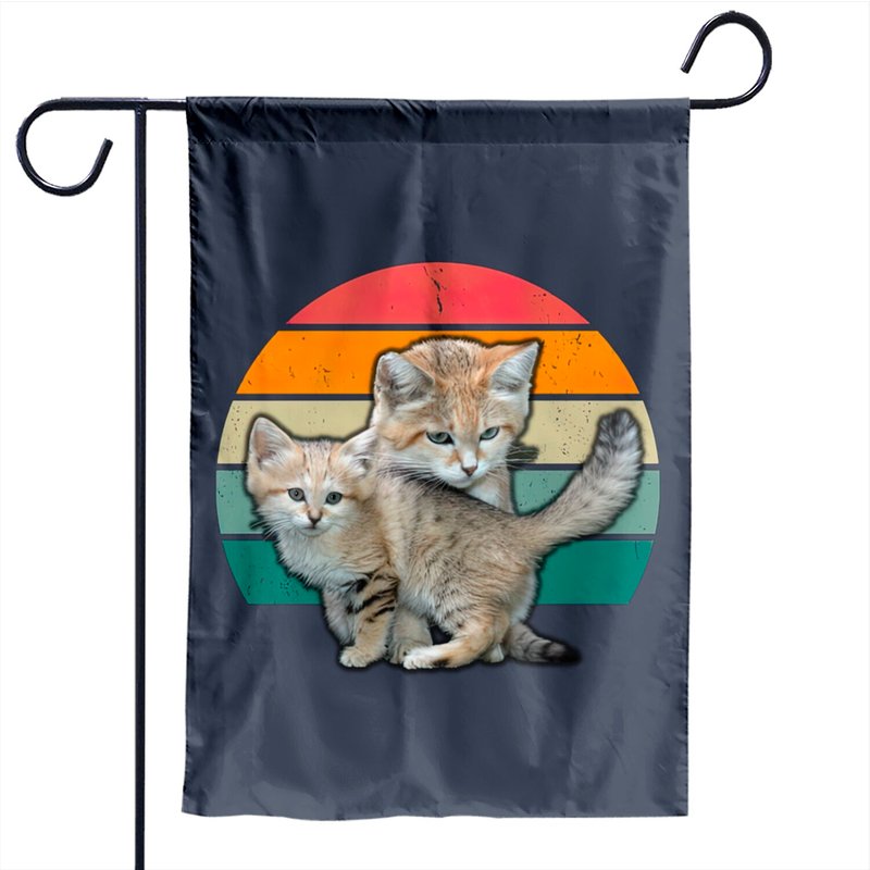 Sand Cat Garden Flags — Drapeaux décoratifs