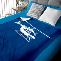 Bell 206 Jetranger Helicopter Baby Blanket Baby Blankets — Couvertures pour bébé