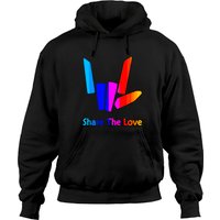 Share The Love Merch For Kids And Youth Back Side Hoodies