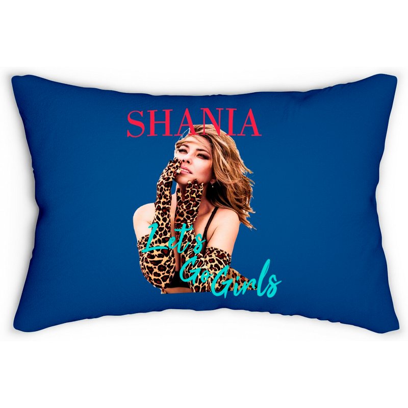 Shania Twain Vintage Lumbar Pillow — Decorative Cushions