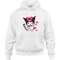 Cartoon Cute Kuromi Hoodies, Kuromi Print Hoodies — Sweats à capuche pour hommes