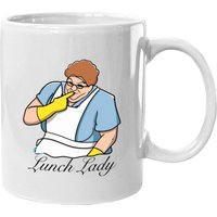 Chris Farley As The Lunch Lady - Chris Farley - Mugs — Mugs & Tumblers
