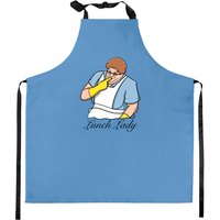 Chris Farley As The Lunch Lady - Chris Farley - Kitchen Aprons