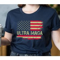 Ultra Maga Tee, And Proud Of It Shirt, American Flag Shirt — T-shirts pour hommes