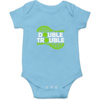 Double Trouble Tennis Ball Lover Quote Onesies