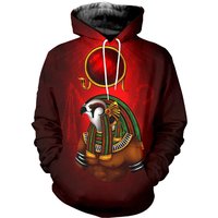 3d Printed Horus God Clothes Hoodie Jacket Gift