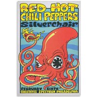 Red Hot Chili Peppers Philadelphia Concert Rock Poster, Music Poster, Rhcp Poster