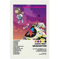 Kanye Posters Graduation Album Cover Poster, Music Poster, Rhcp Poster