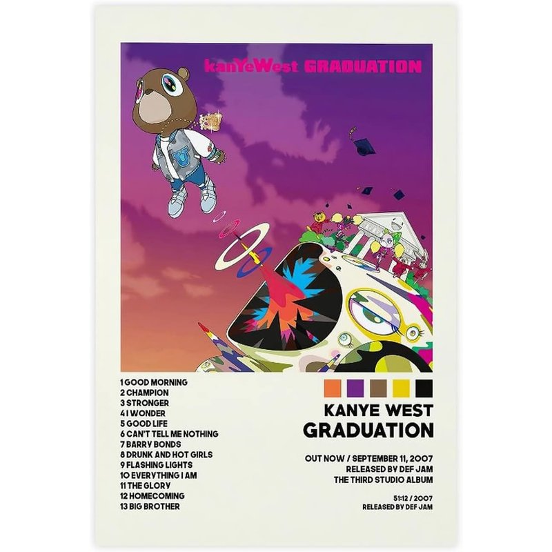 Kanye Posters Graduation Album Cover Poster, Music Poster, Rhcp Poster — Posters & Prints