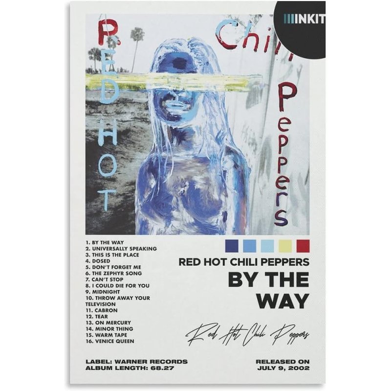Red Hot Chili Peppers Poster - By The Way Poster, Music Poster, Rhcp Poster — Posters & Prints
