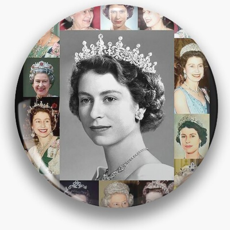 Queen Elizabeth Queen Pin — Accessoires de mode