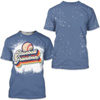 Baseball Grandma - Bleached Sublimated 3d Shirt