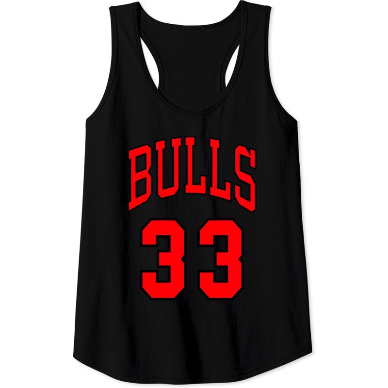 Scottie Pippen Jersey - Scottie Pippen Jersey - Tank Tops — Mens T Shirts