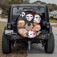 Horror Halloween Spare Tire Cover