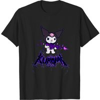 Cute Cartoon Kuromi T-shirts For Women Men, Kuromi Print T-shirts — T-shirts pour hommes