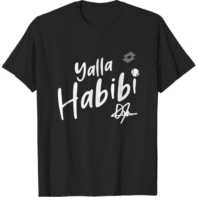 2022 Yalla Habibi Ons Jabeur Shirt — Mens T Shirts