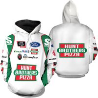 3d Kevin Harvick Shirt Hoodie Racing — Sweats à capuche pour hommes