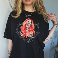 Karol G Shirt, Karol G Red Hair Shirt — Mens T Shirts