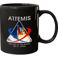 Nasa Artemis 1 Launch Adult Black Mugs — Tasses et gobelets