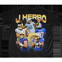 Justin Herbert Football Player T Shirt — Mens T Shirts