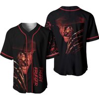 Freddy Krueger Horror Movie The Best Killer 3d Baseball Jersey Shirt