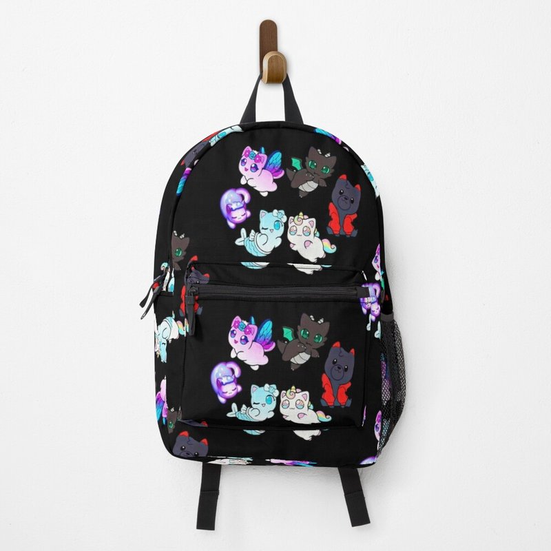 Meemeows Aphmau Cat Plush Backpack — Sacs à dos décontractés