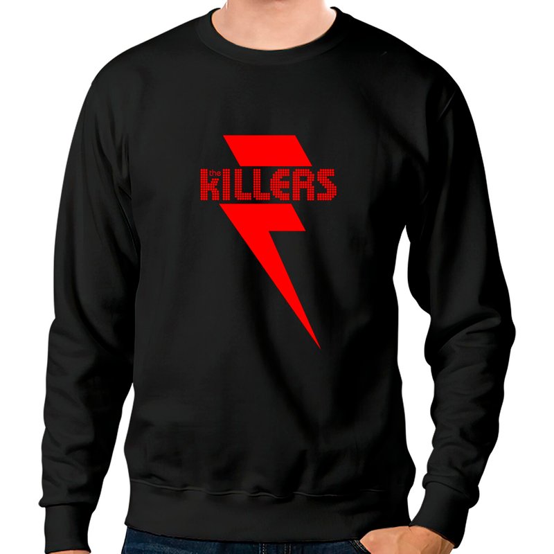 The Killers -sweatshirts -red Bolt Design — Sweats à capuche pour hommes
