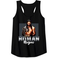 Roman Reigns Black Graphic Tank Tops
