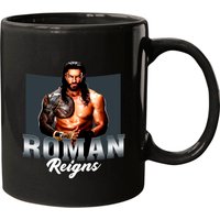 Roman Reigns Black Graphic Mugs