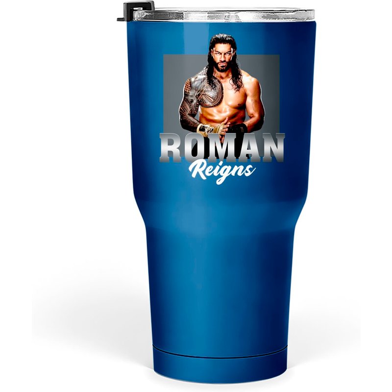 Roman Reigns Black Graphic Tumblers 30 Oz — Mugs & Tumblers