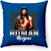 Roman Reigns Black Graphic Throw Pillows