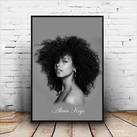 Alicia Keys Poster, Wall Decor Living Room Decor — Posters & Prints