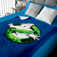 Ghostbusters Classic Slime Ghost Logo Graphic Baby Blankets