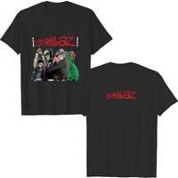 Vintage Gorillaz Graphic Double Sided Shirt — Mens T Shirts