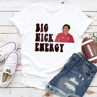 Womens Big Nick Energy Alabama Football Tee — T-shirts pour hommes