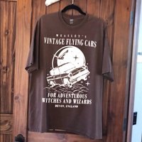 Vintage Flying Car Shirt, Potter Gifts, Weasley Shirt — T-shirts pour hommes