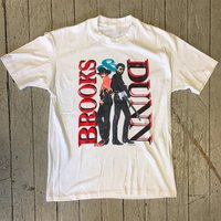 Vintage 1993 Brooks And Dunn Stampede Tour Country Music T-shirt — Mens T Shirts