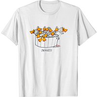 80s "duckuzzi" Cartoon T Shirt Vintage Funny Duck Jacuzzi Animal Graphic Tee