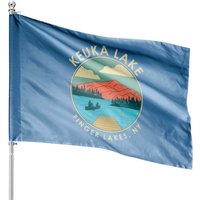 Finger Lakes Ny New York Keuka Lake Design House Flags — Decorative Flags