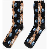 Pit Bull Weightlifting Funny Deadlift Men Fitness Gym Gifts Socks — Chaussettes fantaisie