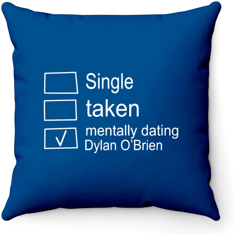 Mentally Dating Dylan O Brien Clothing Unisex Adul Throw Pillows — Coussins décoratifs
